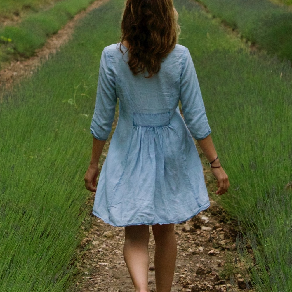 90s Cotton Jean Dress • Petite • Sam & Levi • Anthropologie